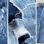 Comment réparer les trous d’un jean à la main.
Une méthode simple avec la broderie au point courant