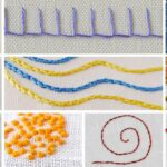 Les meilleurs points de broderie. The top 10 of basic hand embroidery stitches – learn them all to start embroidering