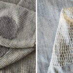 Points de broderie à la main pour le raccommodage