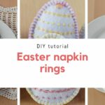 Ronds de serviette de Pâques brodés à la main Tutoriel DIY