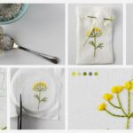 Sachets parfumés avec une broderie florale Tutoriel DIY