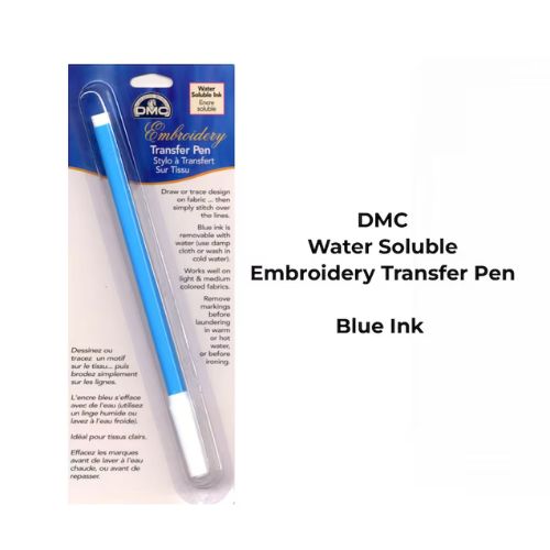 DMC Water Soluble Embroidery Transfer Pen - Blue sur Etsy