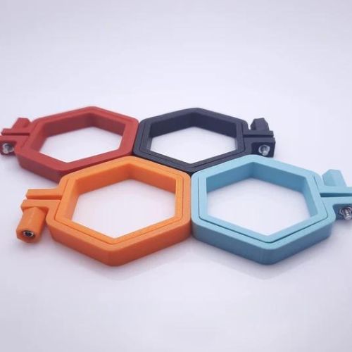 Hexa Mini Hoop - 2 pouces - Imprimé en 3D sur Etsy