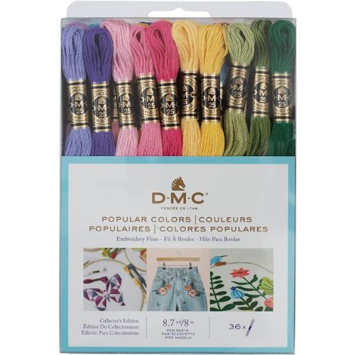 DMC Embroidery Floss Pack 36 colors sur Amazon