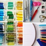 Matériel de broderie pour les débutants. All you need to start learning hand embroidery