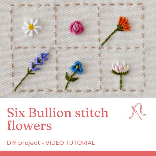 Tutoriel vidéo sur les fleurs au point de six lingots