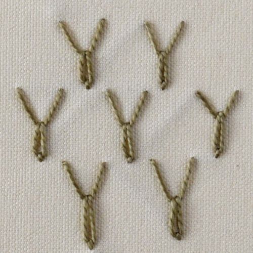 Point de tête de taureau