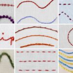 Points de broderie manuelle pour les contours – des plus simples aux plus décoratifs