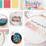 Art de l’espace négatif dans la broderie à la main : motifs et dessins uniques