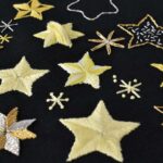 Comment broder des étoiles et des étincelles : points de broderie à la main + téléchargement gratuit de l’échantillonneur