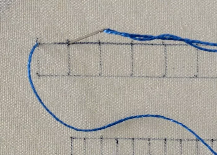 Sorbello Stitch step 2
