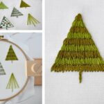 Comment broder un arbre de Noël : 5 méthodes simples + modèle PDF gratuit