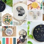 Motifs de broderie du zodiaque