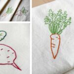 Ajoute du piquant à ta cuisine avec la broderie Veggie : Tutoriel et modèle PDF gratuit à télécharger