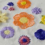 Broderie de fleurs pour débutants : Tutoriel de broderie à la main et téléchargement gratuit de patrons en PDF