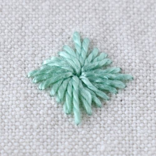 Point d’œillet en diamant