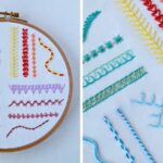 Points simples pour les bordures : Tutoriel de broderie à la main pour les débutants