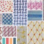 Des points de remplissage ouverts pour des remplissages légers et aériens dans la broderie à la main moderne.