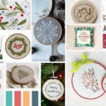 Modèles de broderie de Noël gratuits et imprimables : Téléchargements PDF et tutoriels