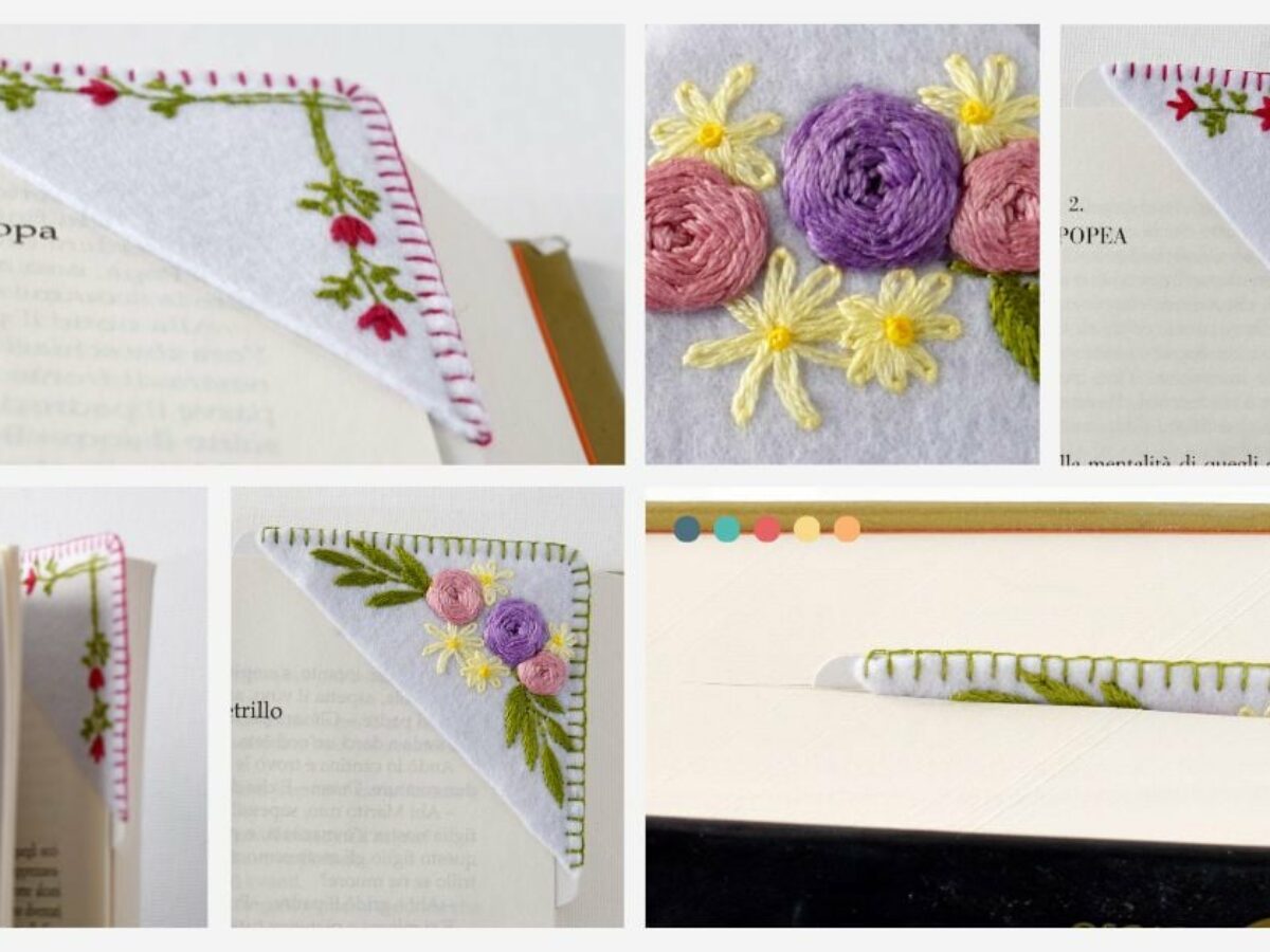 Marque-page D'angle Personnalisé Brodé à La Main, 26 Lettres Cousues à La Main, Marque-page Avec Lettres D'angle En Feutre Mignonnes Brodées, Pour Les Amateurs De Lecture De Livres, Cadeau